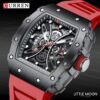 Montre Carrée Lumineuse CURREN pour Homme