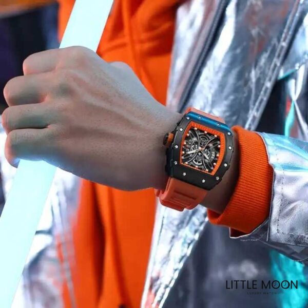 Montre Carrée Lumineuse CURREN pour Homme
