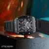 Montre Carrée Lumineuse CURREN pour Homme