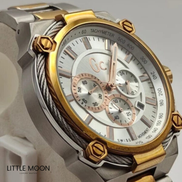 Guess Collection White Men's Watch Chronograph Swiss Made