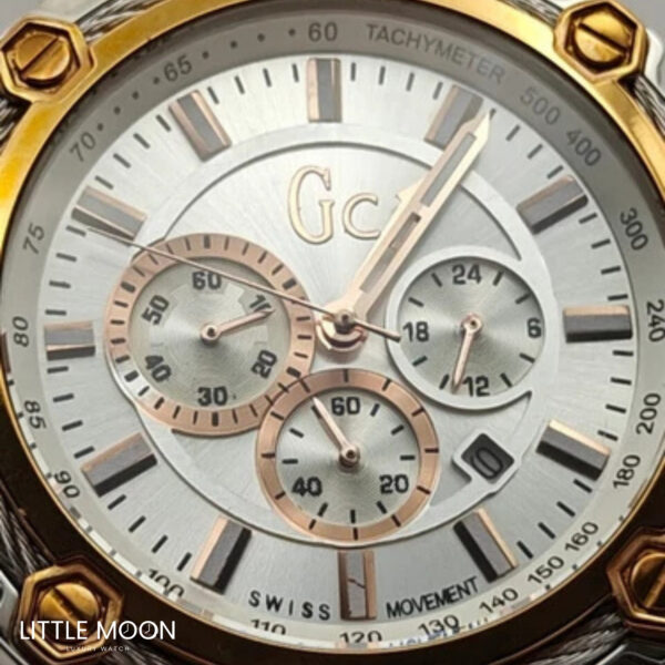 Guess Collection White Men's Watch Chronograph Swiss Made